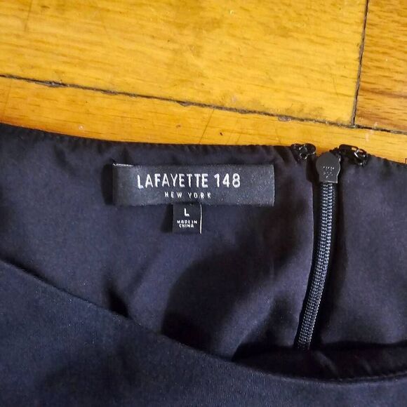 Lafayette 148 New York Marisa Bell Sleeve Ponte Knit Dress Large - Picture 3 of 7